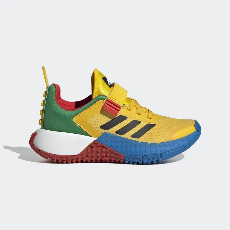 adidas adidas Sport DNA x LEGOÂ® Lifestyle met Elastische Veters en Klittenband Eqt Yellow / Core Black / Shock Blue (HQ1310)
