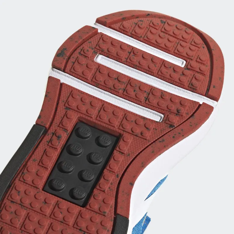 adidas adidas x LEGOÂ® Tech RNR Lifestyle met Elastische Veters en Klittenband Shock Blue / Cloud White / Red (HP5879)