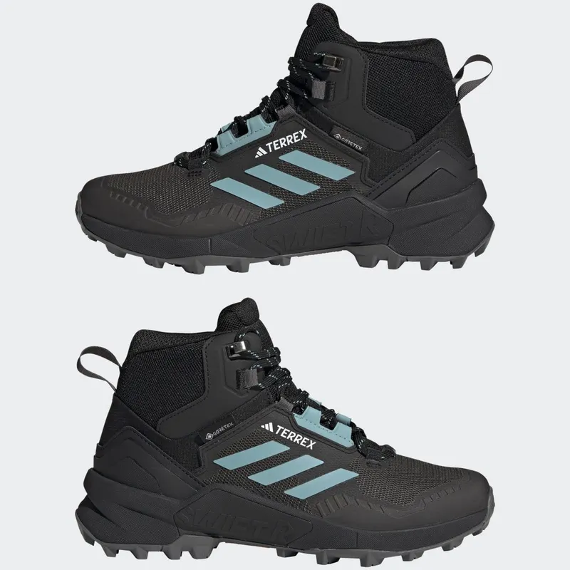 adidas Terrex Swift R3 Mid GORE-TEX Hiking Core Black / Mint Ton / Grey Five (HP8712)