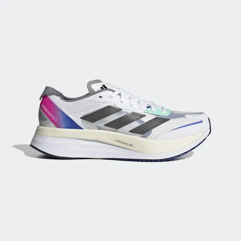 adidas Adizero Boston 11 Cloud White / Core Black / Lucid Blue (HQ3693)