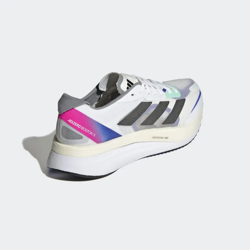 adidas Adizero Boston 11 Cloud White / Core Black / Lucid Blue (HQ3693)
