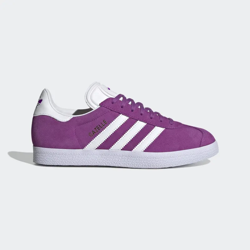 adidas Gazelle Shock Purple / Cloud White / Gold Metallic (HQ4413)