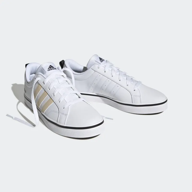 adidas VS Pace 2.0 Lifestyle Skateboarding 3-Stripes Branding Synthetisch Nubuck Cloud White / Sand Strata / Core Black (HP6014)