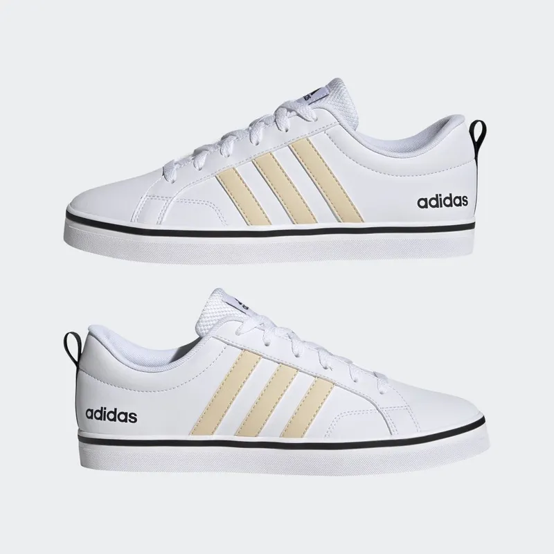 adidas VS Pace 2.0 Lifestyle Skateboarding 3-Stripes Branding Synthetisch Nubuck Cloud White / Sand Strata / Core Black (HP6014)