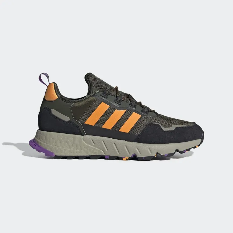 adidas ZX 1K BOOST Core Black / Active Purple / Orange Rush (GZ3546)