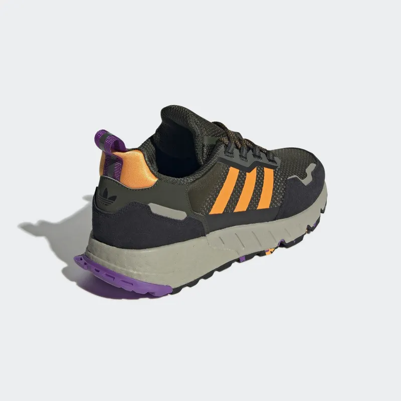 adidas ZX 1K BOOST Core Black / Active Purple / Orange Rush (GZ3546)