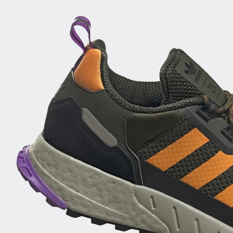adidas ZX 1K BOOST Core Black / Active Purple / Orange Rush (GZ3546)