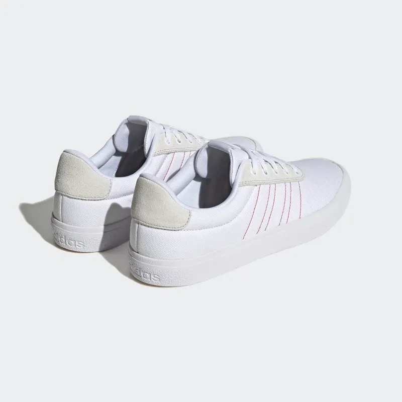 adidas Vulc Raid3r Lifestyle Skateboarding 3-Stripes Cloud White / Better Scarlet / Matte Gold (H06281)