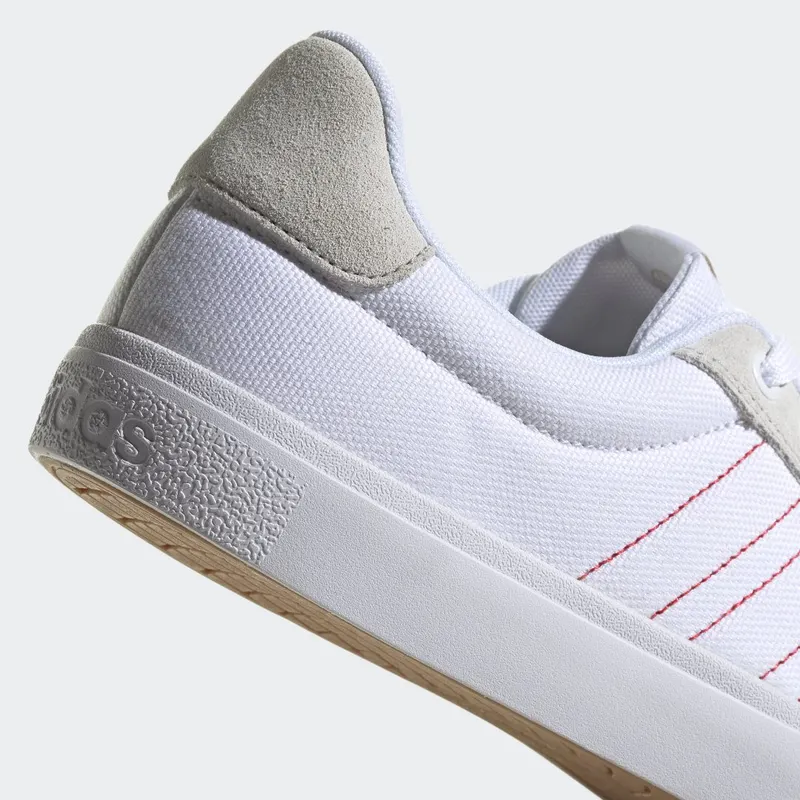 adidas Vulc Raid3r Lifestyle Skateboarding 3-Stripes Cloud White / Better Scarlet / Matte Gold (H06281)