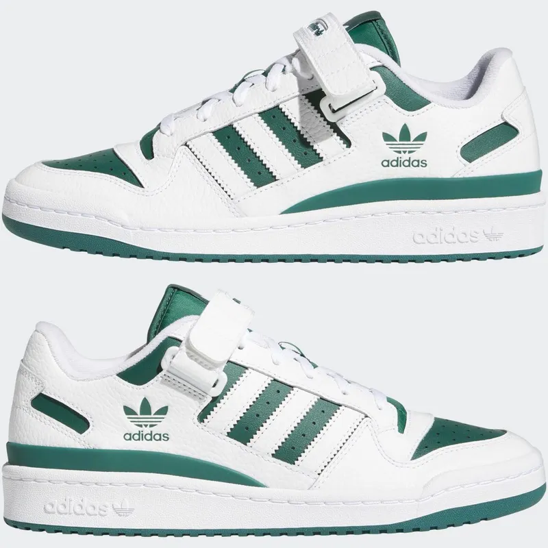 adidas Forum Low Cloud White / Collegiate Green / Cloud White (GY8556)