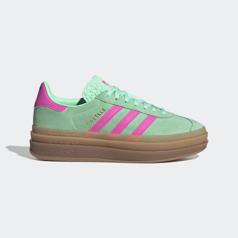 adidas Gazelle Bold Pulse Mint / Screaming Pink / Gum M2 (H06125)