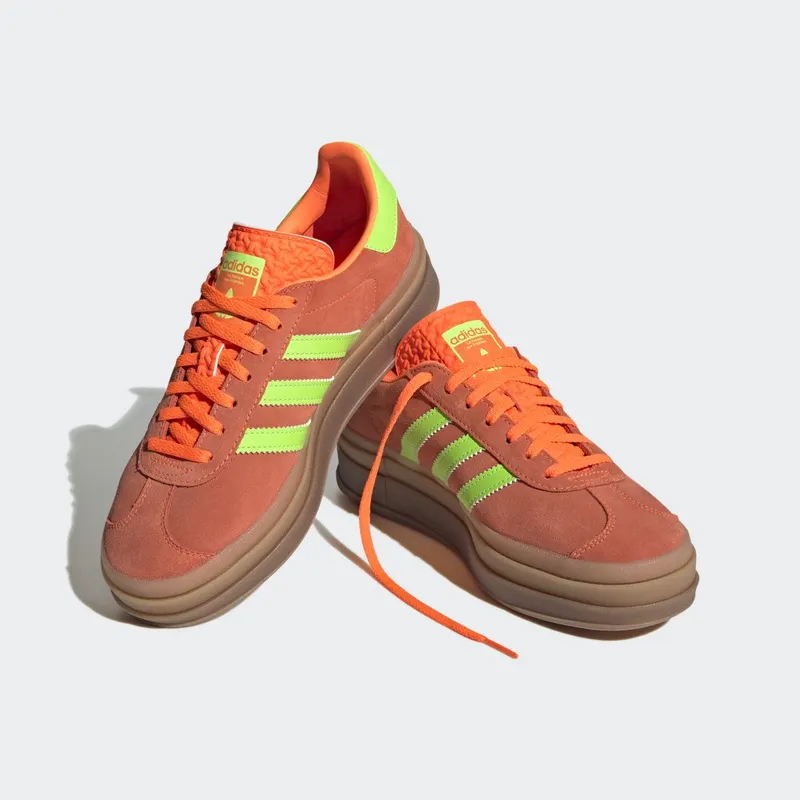 adidas Gazelle Bold Solar Orange / Solar Green / Gum M2 (H06126)