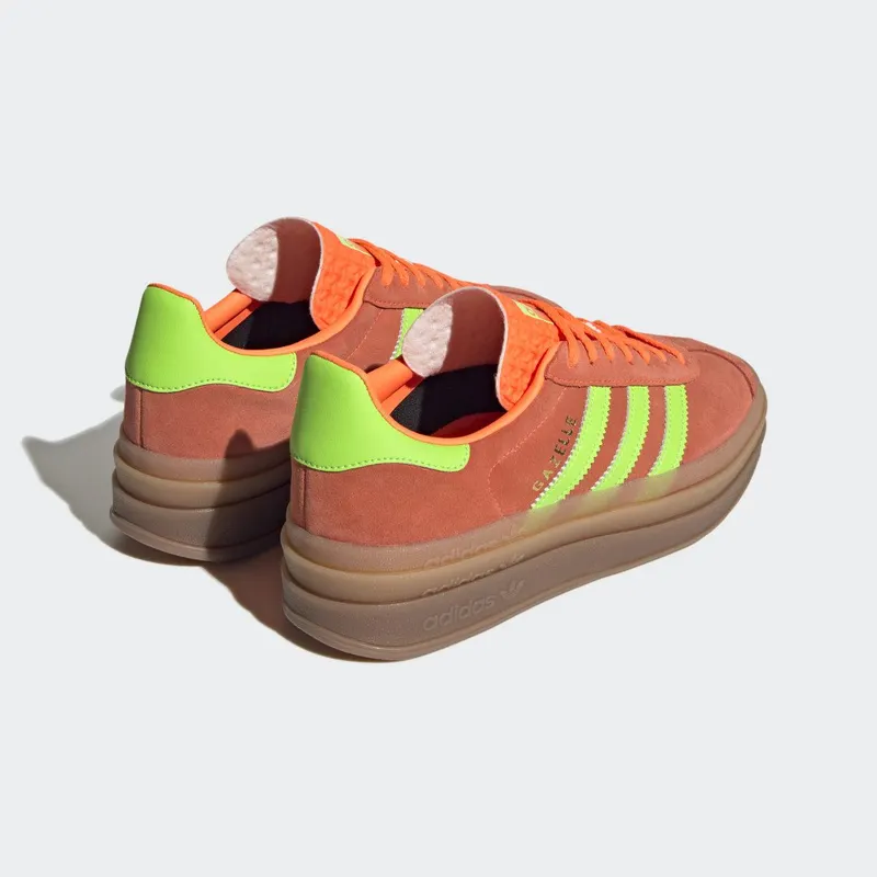 adidas Gazelle Bold Solar Orange / Solar Green / Gum M2 (H06126)