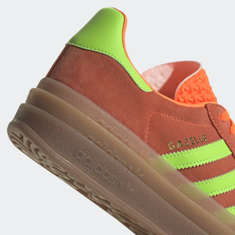 adidas Gazelle Bold Solar Orange / Solar Green / Gum M2 (H06126)