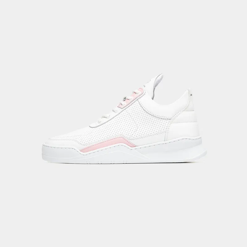 Filling Pieces Low Top Ghost Rubberized White / Pink