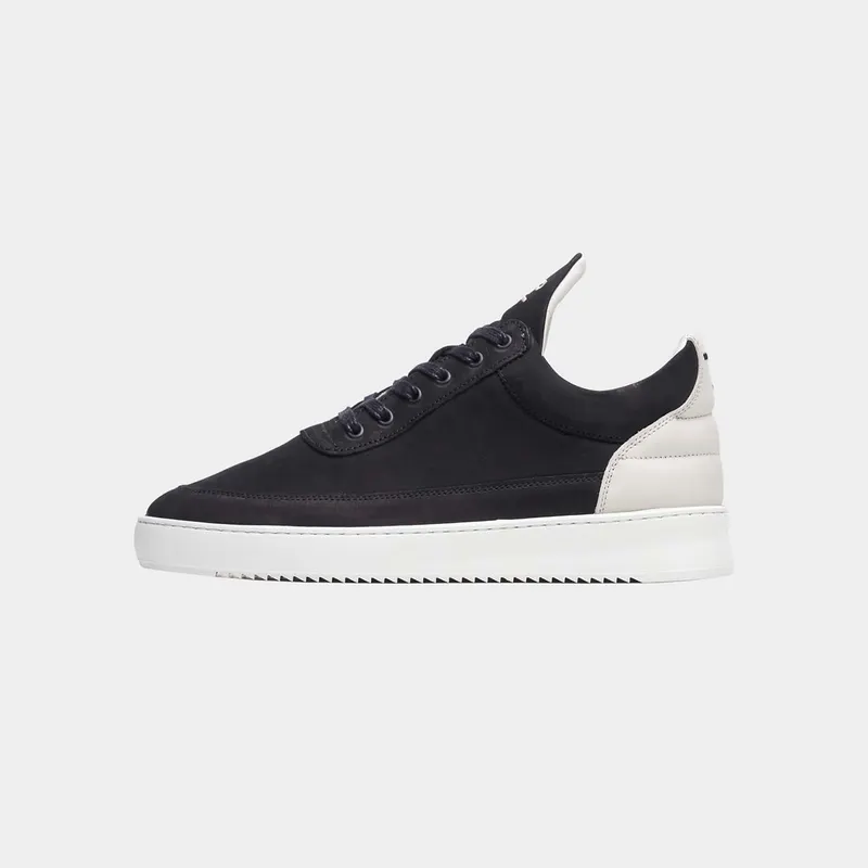 Filling Pieces Low Top Nubuck Black / Off White