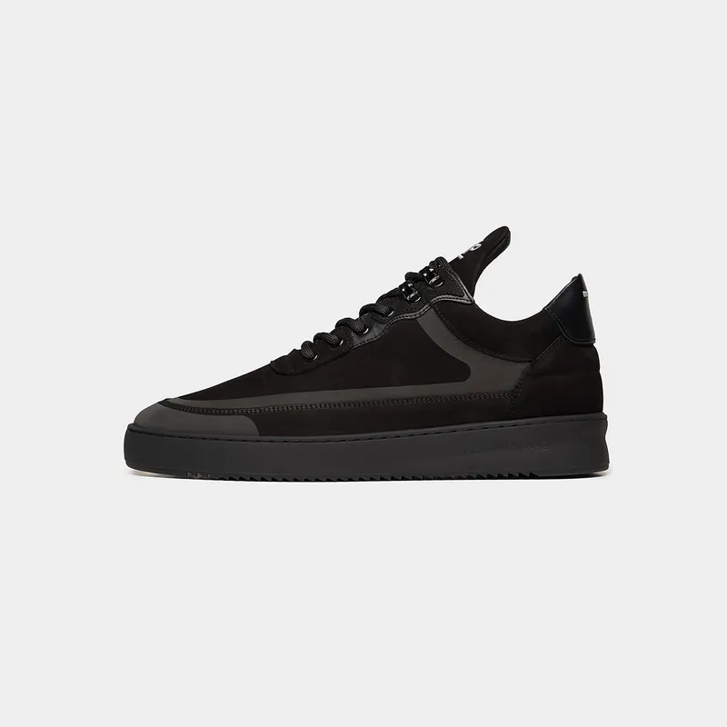 Filling Pieces Low Top Ripple Meta All Black