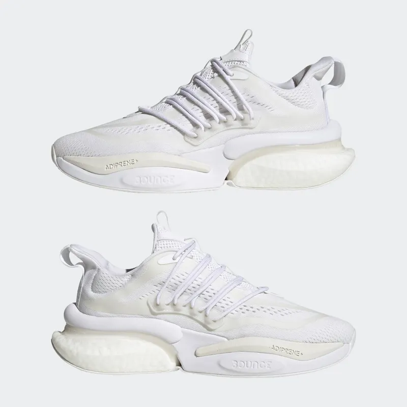 adidas Alphaboost V1 Sustainable BOOST Lifestyle Hardloopschoenen Cloud White / Core White / Chalk White (HP2759)