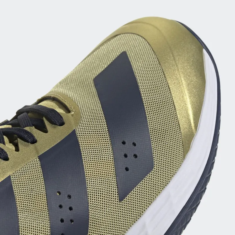 adidas Adizero Fastcourt Gold Metallic / Team Navy Blue 2 / Cloud White (HP4309)