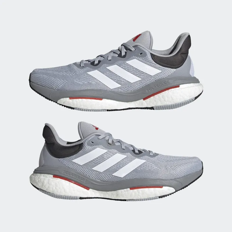 adidas SOLARGLIDE 6 Halo Silver / Cloud White / Better Scarlet (HP9813)