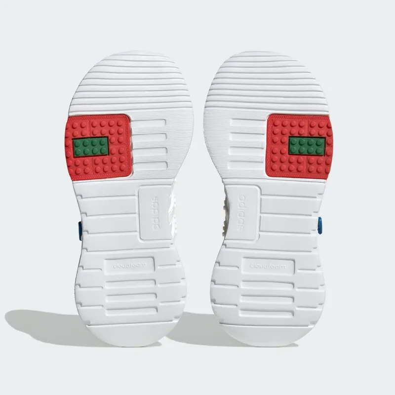 adidas adidas x LEGO® Racer TR21 met Elastische Veters en Klittenband Core White / Core White / Green (HQ1315)