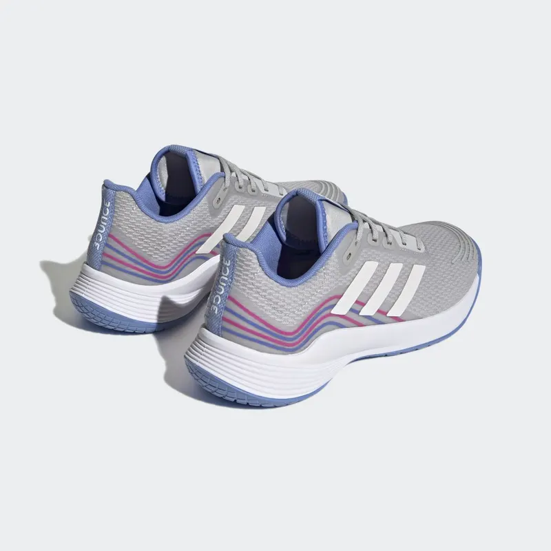 adidas Novaflight Volleybalschoenen Grey Two / Cloud White / Silver Dawn (HQ3515)