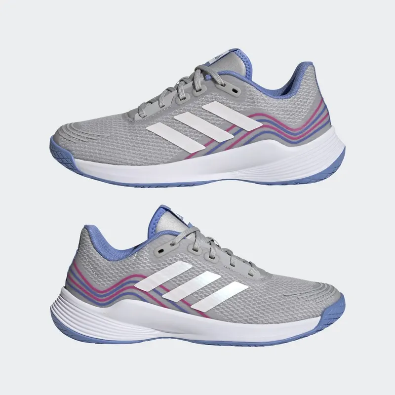 adidas Novaflight Volleybalschoenen Grey Two / Cloud White / Silver Dawn (HQ3515)
