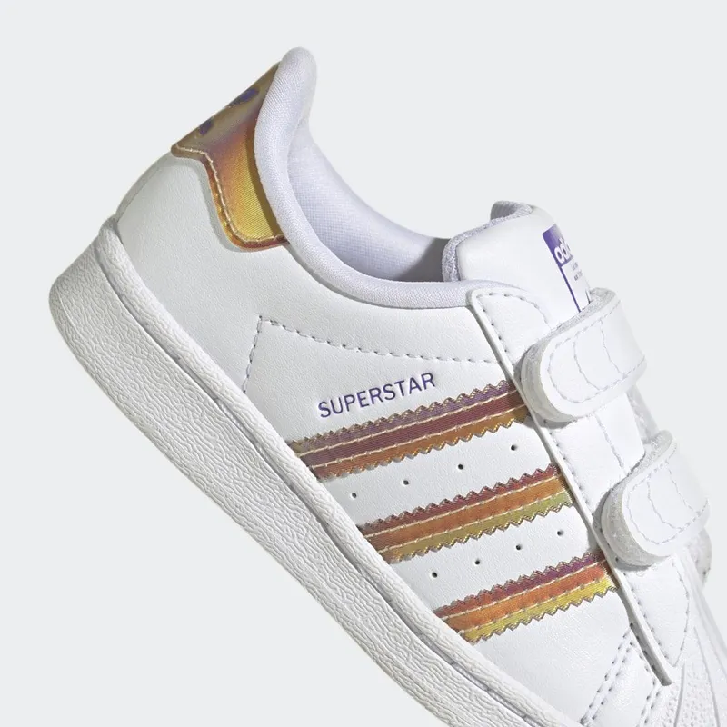 adidas Superstar Cloud White / Cloud White / Purple Rush (HQ4344)