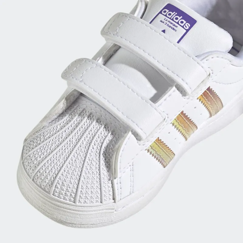 adidas Superstar Cloud White / Cloud White / Purple Rush (HQ4344)