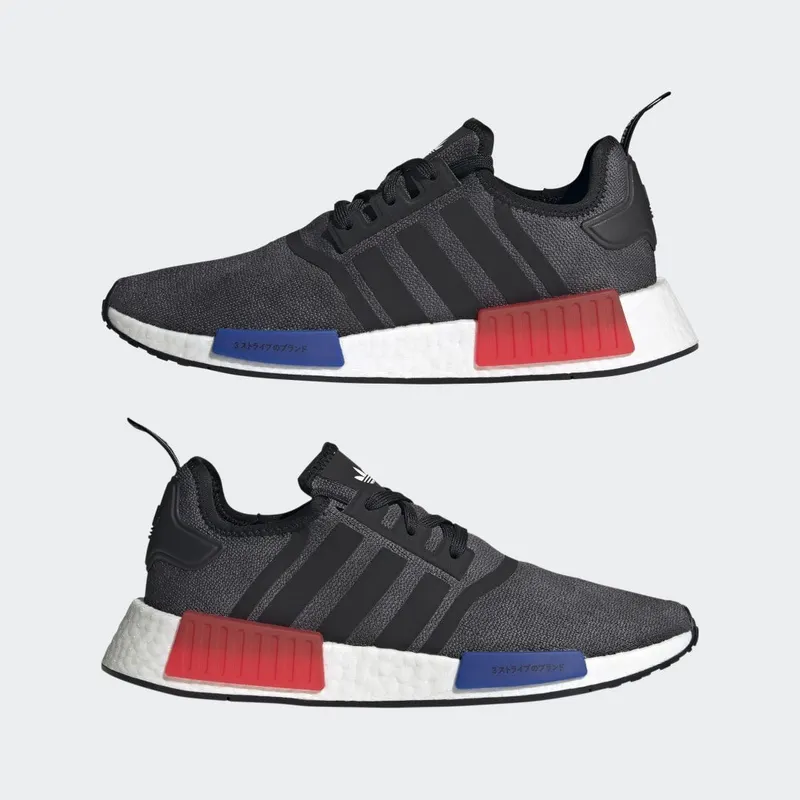 adidas NMD_R1 Core Black / Semi Lucid Blue / Glory Red (HQ4452)