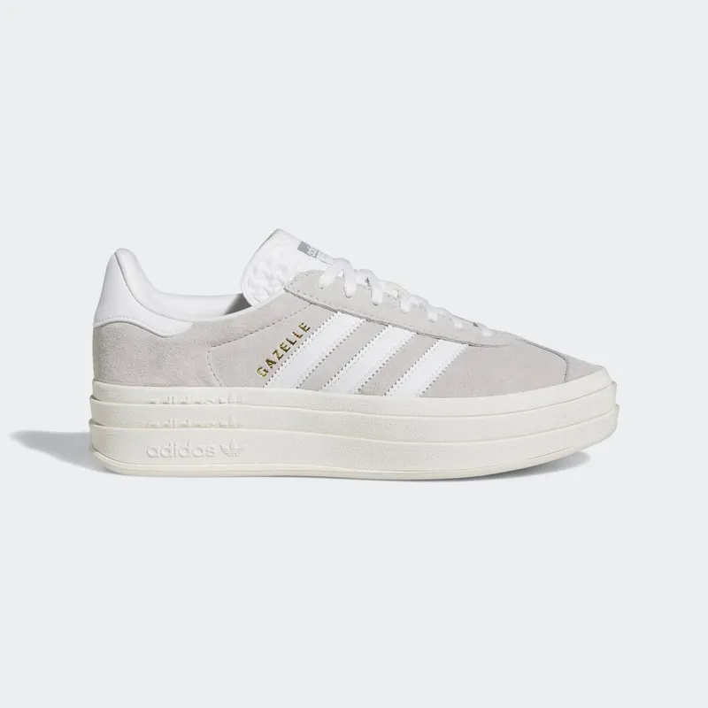 adidas Gazelle Bold Grey Two / Cloud White / Core White (HQ6893)