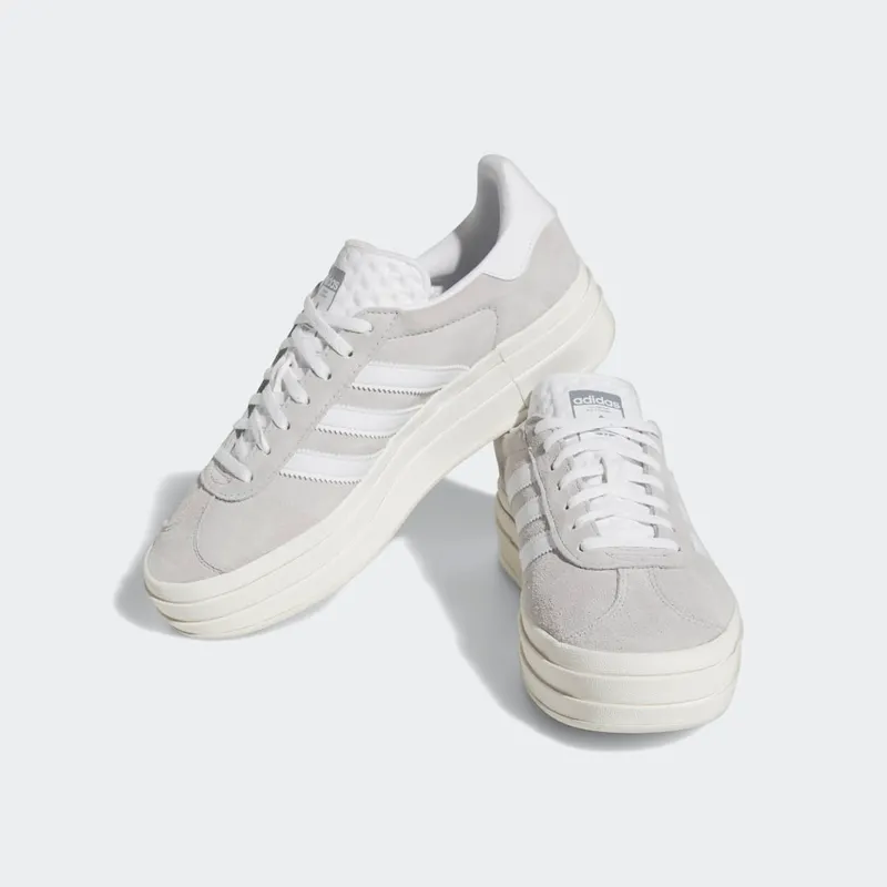 adidas Gazelle Bold Grey Two / Cloud White / Core White (HQ6893)