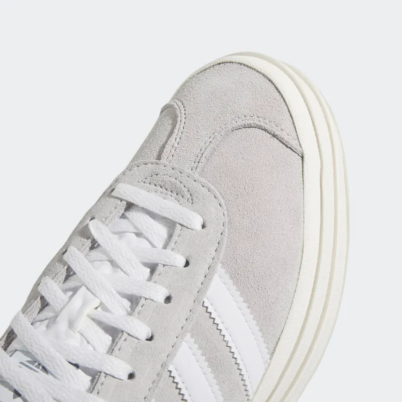 adidas Gazelle Bold Grey Two / Cloud White / Core White (HQ6893)