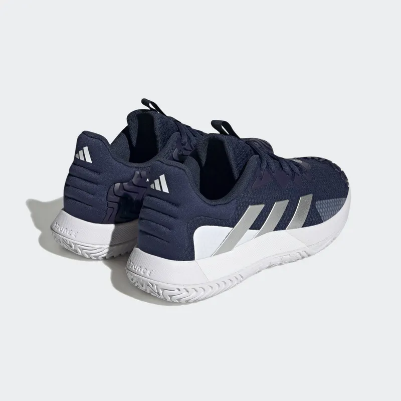 adidas SoleMatch Control Tennisschoenen Team Navy Blue 2 / Matte Silver / Cloud White (HQ8440)