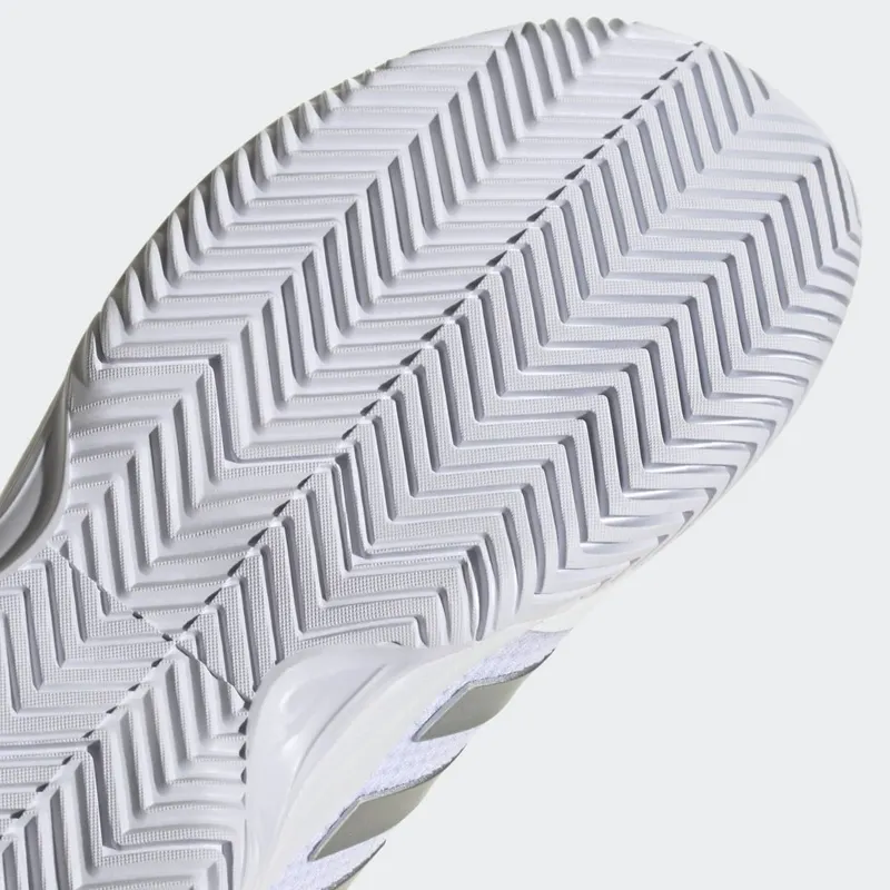 adidas Gamecourt 2.0 Tennisschoenen Cloud White / Silver Metallic / Cloud White (HQ8476)