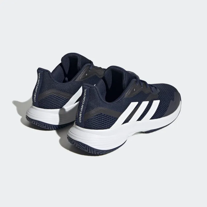 adidas Courtjam Control Tennisschoenen Team Navy Blue 2 / Cloud White / Cloud White (HQ8808)