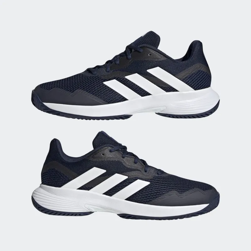 adidas Courtjam Control Tennisschoenen Team Navy Blue 2 / Cloud White / Cloud White (HQ8808)