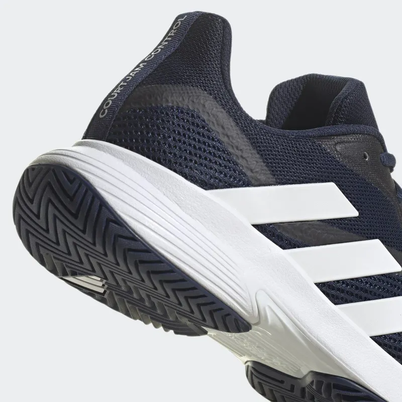 adidas Courtjam Control Tennisschoenen Team Navy Blue 2 / Cloud White / Cloud White (HQ8808)