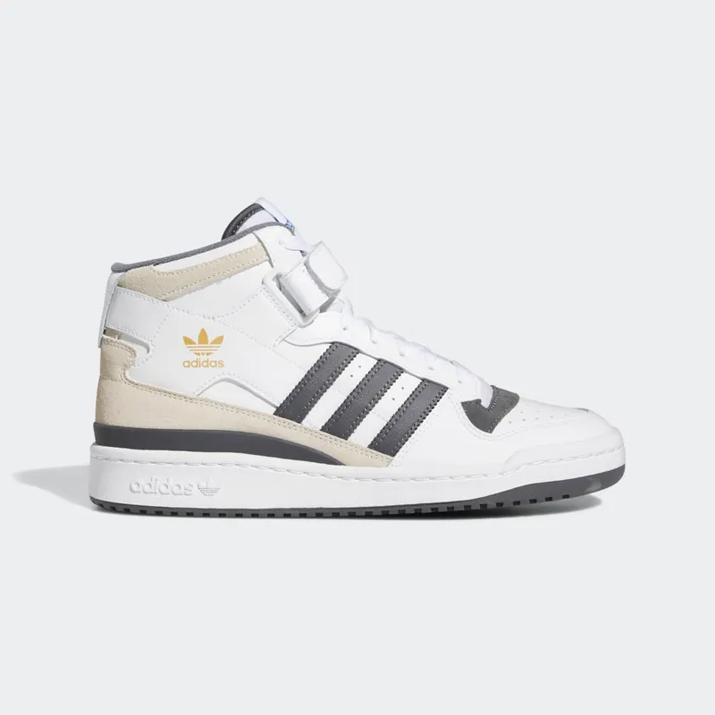 adidas Forum Mid Cloud White / Grey Five / Gold Metallic (GW4371)