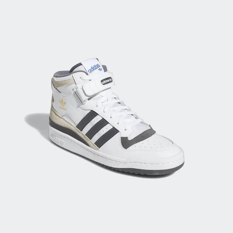 adidas Forum Mid Cloud White / Grey Five / Gold Metallic (GW4371)