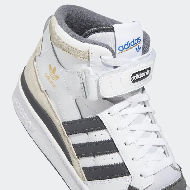 adidas Forum Mid Cloud White / Grey Five / Gold Metallic (GW4371)