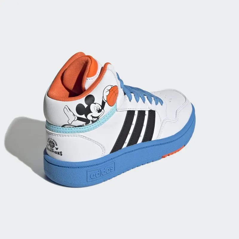 adidas Mickey Mid Hoops Cloud White / Core Black / Pulse Blue (GY6634)