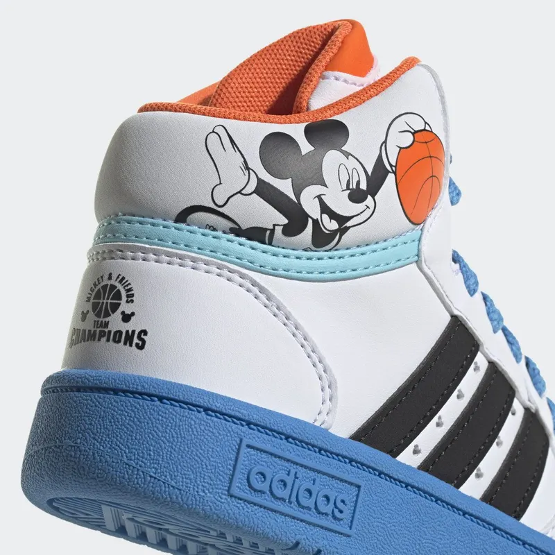 adidas Mickey Mid Hoops Cloud White / Core Black / Pulse Blue (GY6634)