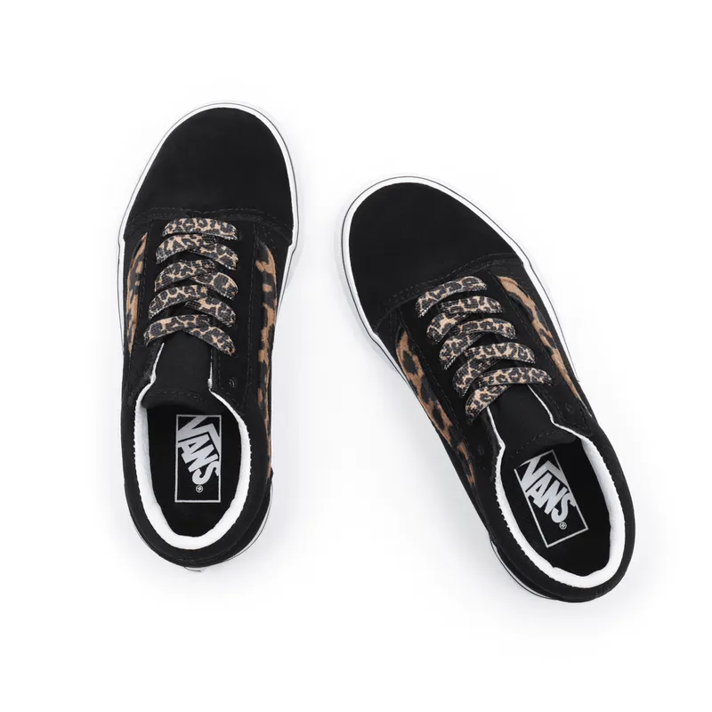 VANS Leopard Fur Old Skool Kinderschoenen Zwart (VN000W9TNUO)