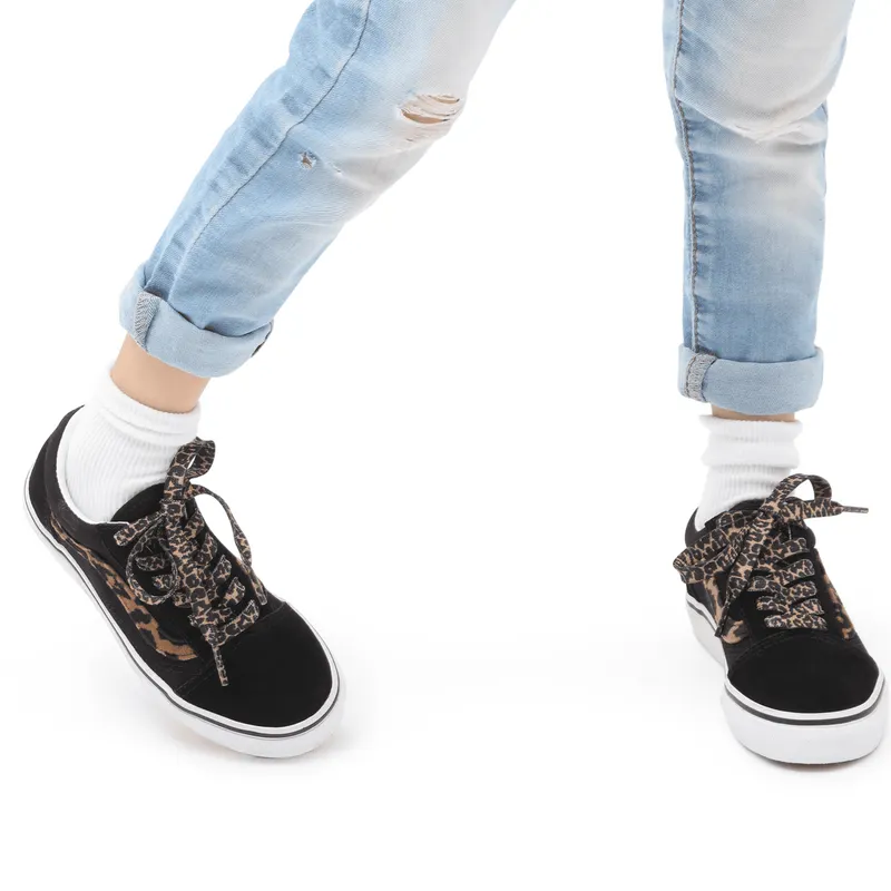 VANS Leopard Fur Old Skool Kinderschoenen Zwart (VN000W9TNUO)