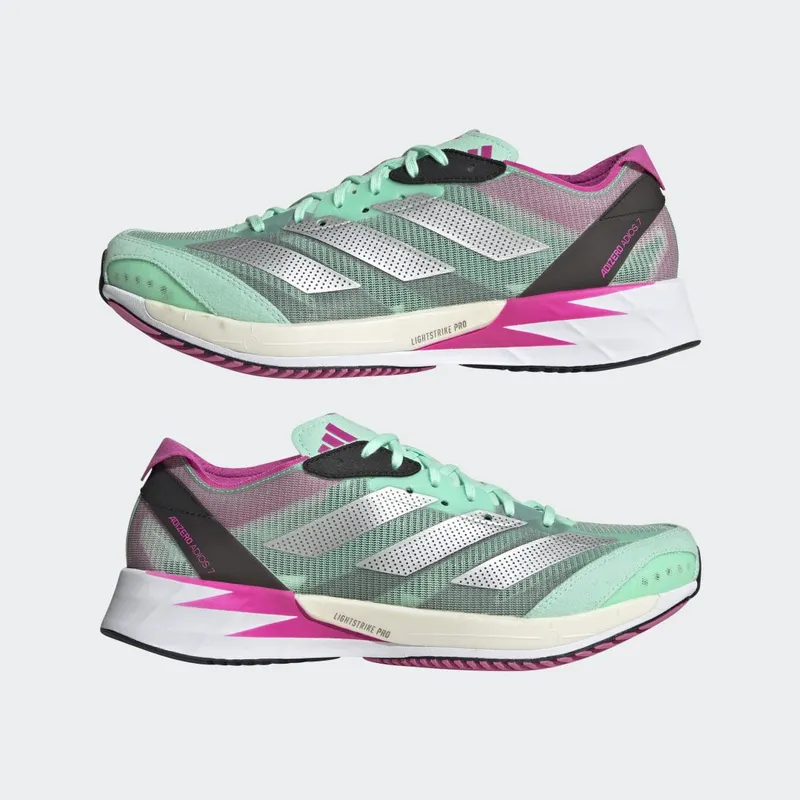 adidas Adizero Adios 7 Pulse Mint / Silver Metallic / Core Black (GV9062)