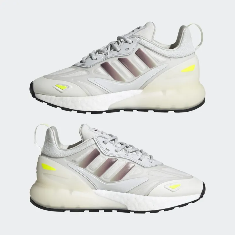 adidas ZX 2K BOOST 2.0 Crystal White / Solar Yellow / Off White (GY0782)