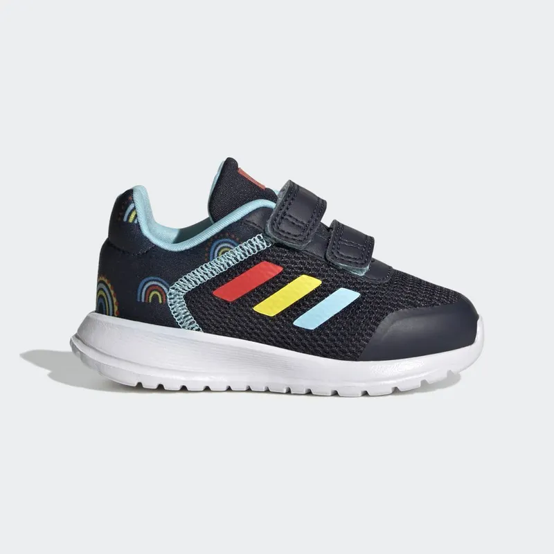 adidas Tensaur Run Sport Running met Dubbel Klittenband Legend Ink / Bold Orange / Impact Yellow (GY2462)