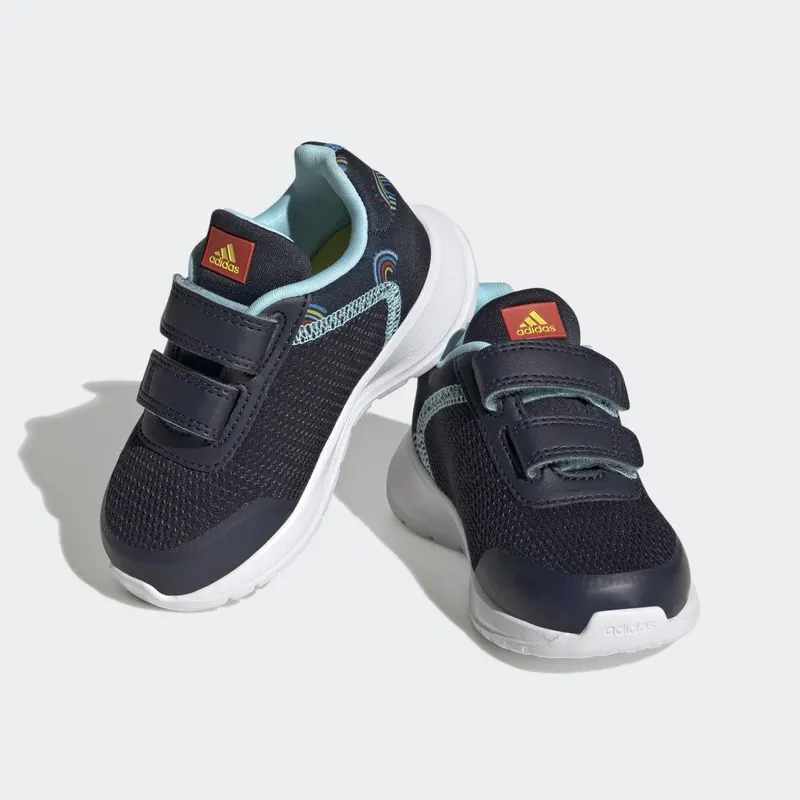 adidas Tensaur Run Sport Running met Dubbel Klittenband Legend Ink / Bold Orange / Impact Yellow (GY2462)