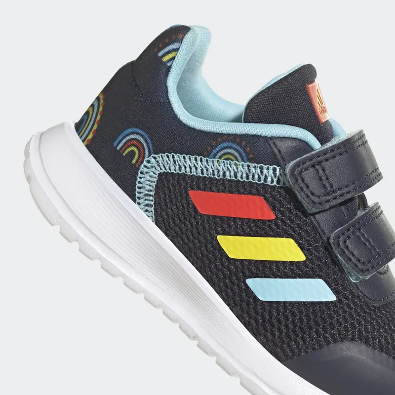adidas Tensaur Run Sport Running met Dubbel Klittenband Legend Ink / Bold Orange / Impact Yellow (GY2462)